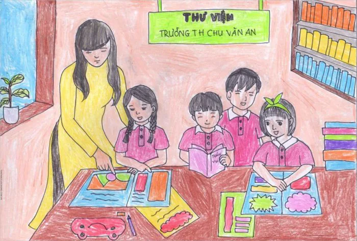 Vẽ tranh ngày 20/11: Hướng dẫn cách vẽ & chủ đề gợi ý