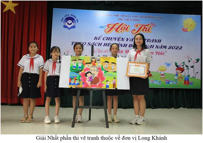 Đồng Nai: Thư viện tỉnh tổ chức Hội thi Kể chuyện và Vẽ tranh theo sách hè  tỉnh Đồng Nai năm 2022 - Vụ Thư Viện