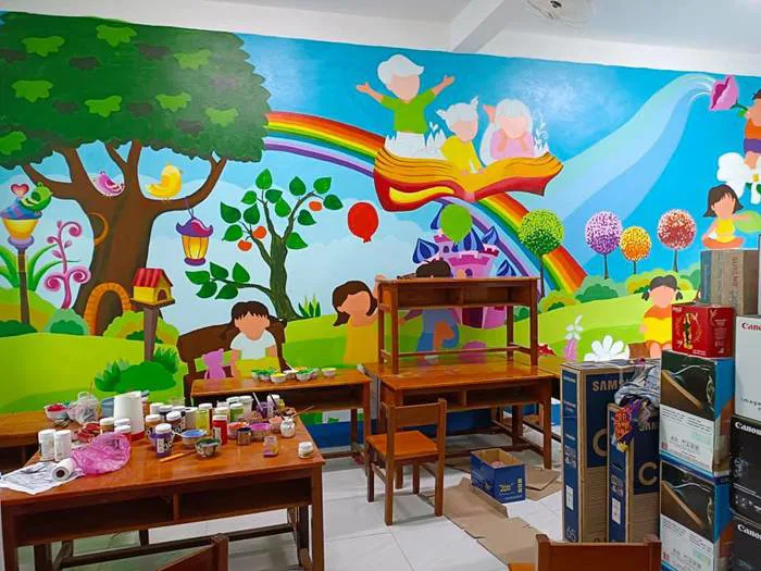 Trang trí phòng thư viện