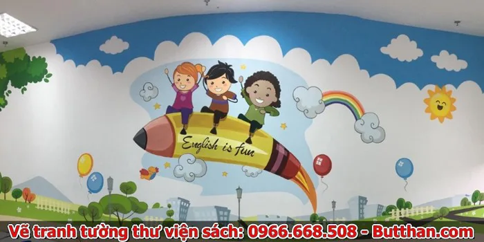 Tổng hợp những mẫu vẽ tranh tường thư viện sách đẹp 2026