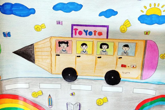 HỌC SINH TRƯỜNG TIỂU HỌC XUÂN LA HƯỞNG ỨNG CUỘC THI VẼ TRANH QUỐC TẾ TOYOTA  CHỦ ĐỀ “ CHIẾC Ô TÔ ...