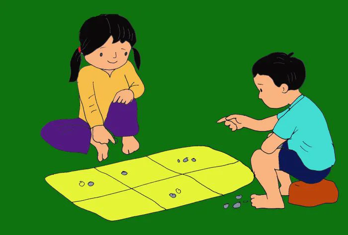 Hơn 50 bức tranh vẽ về đề tài trò chơi dân gian đẹp nhất, đậm chất truyền  thống và gần gũi