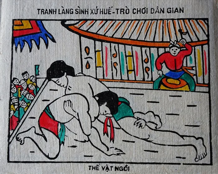 Những trò chơi xuân trong tranh dân gian