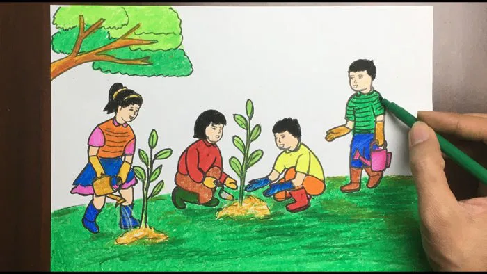 Vẽ Tranh Đề Tài Lao Động Đẹp, Đơn Giản Như Ăn Bánh