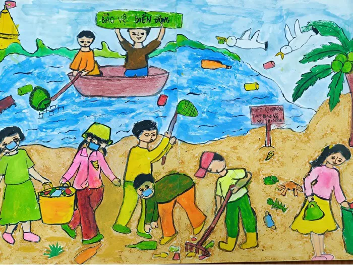 89+ Mẫu vẽ tranh bảo vệ môi trường đơn giản cho bé