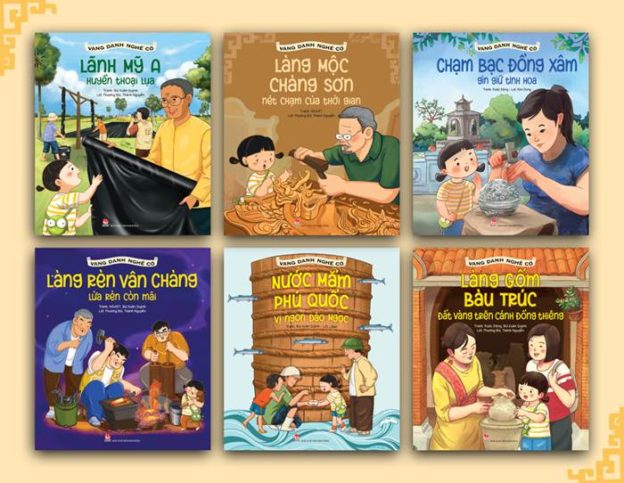 Sách tranh giúp trẻ thêm yêu nét đẹp văn hóa nghề truyền thống - Báo Hưng  Yên điện tử