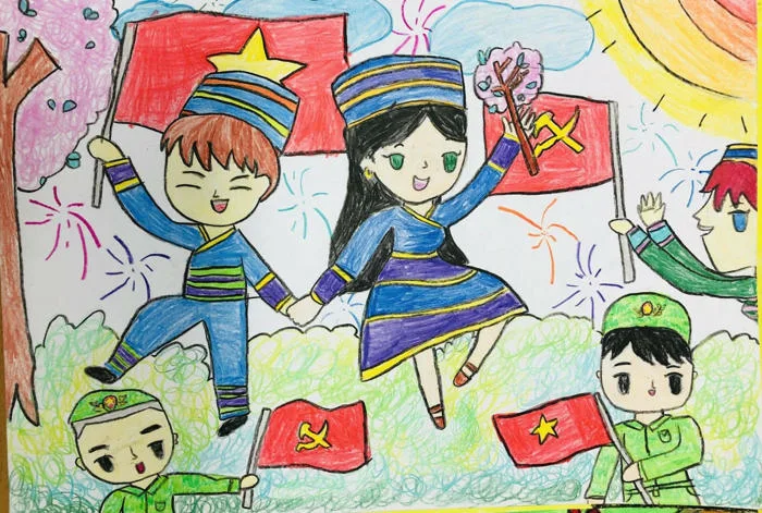 Vẽ tranh giới thiệu về một truyền thống tốt đẹp của dân tộc Việt Nam - Soạn  GDCD 8 Kết nối tri thức bài 1 - VnDoc.com