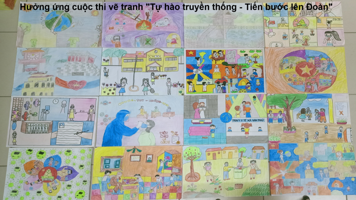 Học sinh trường Tiểu học Văn Phú tham gia Cuộc thi vẽ tranh “Thiếu nhi vui  khỏe – Tiến bước lên ...