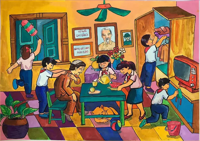 Vẽ Tranh Tự Hào Là Công Dân Việt Nam Đẹp BẾT XÊ LẾT