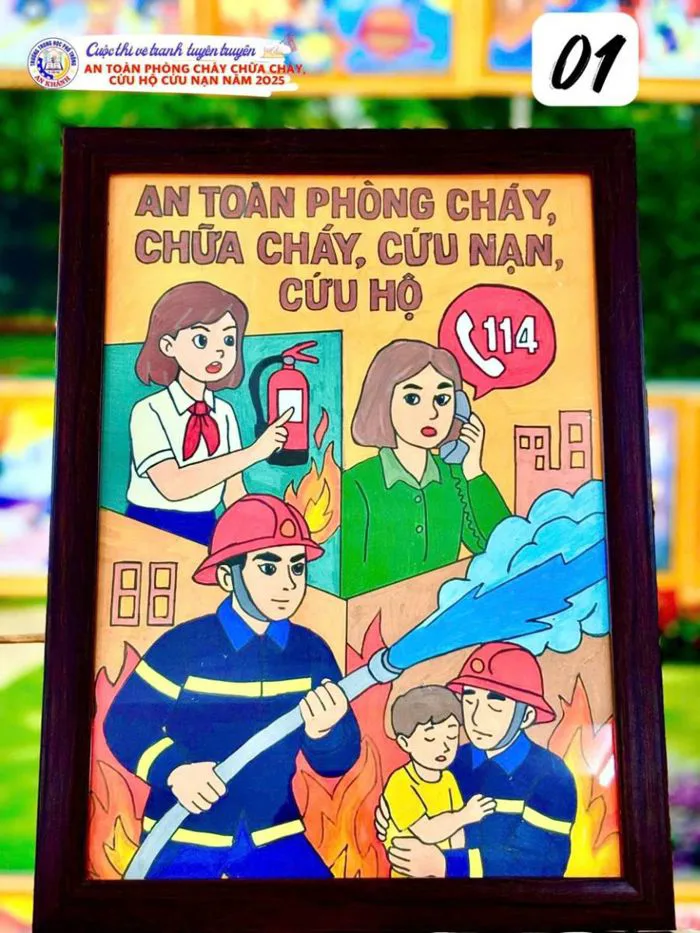 CUỘC THI VẼ TRANH TUYÊN TRUYỀN PHÒNG CHÁY CHỮA CHÁY, CỨU HỘ CỨU NẠN NĂM HỌC  2025–2026