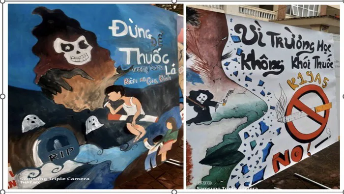 Ý nghĩa giáo dục sâu sắc từ Cuộc thi vẽ tranh và hùng biện về Chủ đề “ Vì  một trường học không khói ...