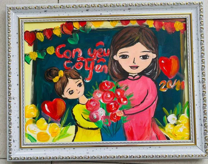 TRƯỜNG TIỂU HỌC NGHĨA ĐÔ TỔNG KẾT CUỘC THI VẼ TRANH “ THẦY CÔ VÀ MÁI TRƯỜNG”