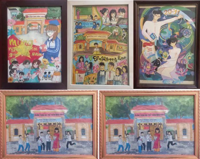 CUỘC THI “ VIẾT - VẼ TRANH VỀ MÁI TRƯỜNG VÀ THẦY CÔ GIÁO”