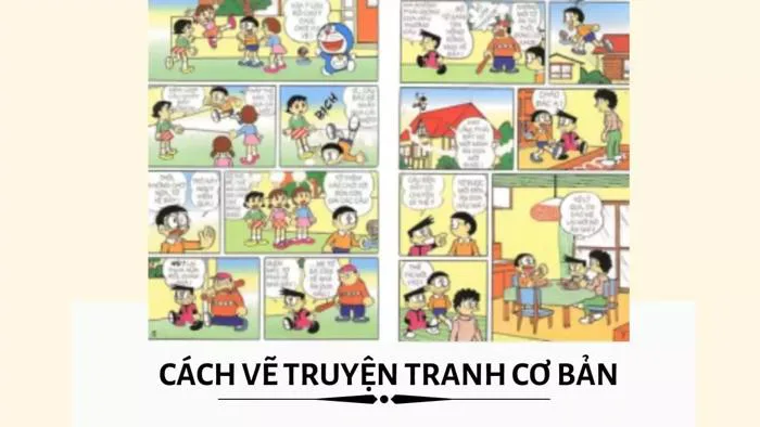 Hướng dẫn cách vẽ truyện tranh cơ bản cho mẹ và bé