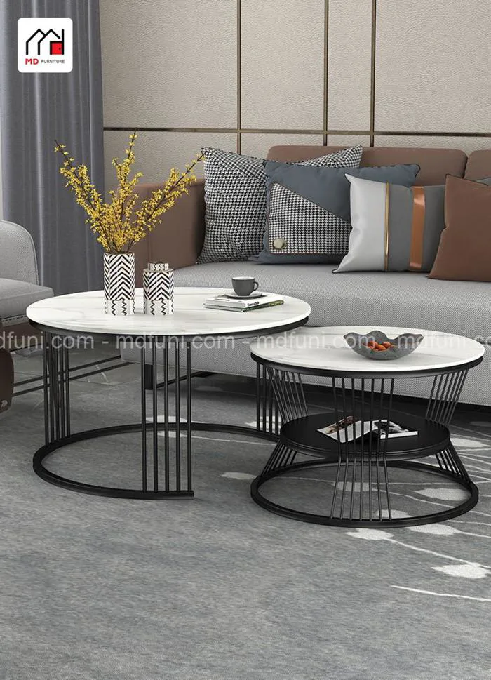 Bàn Trà Đôi Decor Nhập Khẩu MD-18#