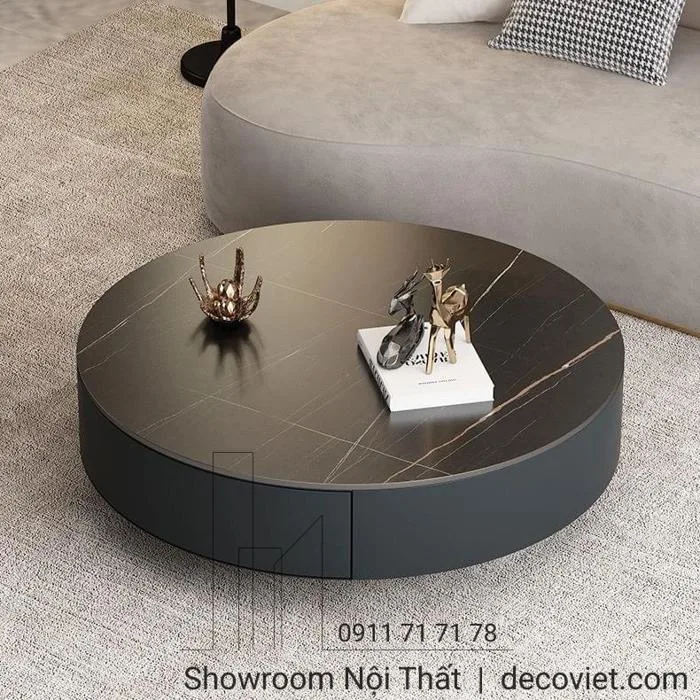 Bàn Trà Tròn Phòng Khách 296S | Bàn Sofa Hiện Đại Giá Rẻ