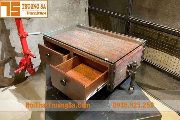 Bàn trà decor TS522 | Bàn trà sofa cafe | Nội Thất Trường Sa