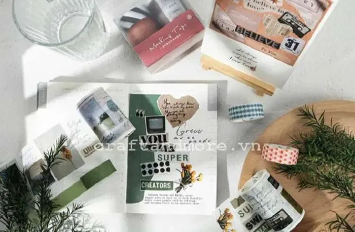 Washi tape băng keo giấy trang trí diy các màu làm thủ công độc đáo-lạ mắt  Craft & More Vietnam