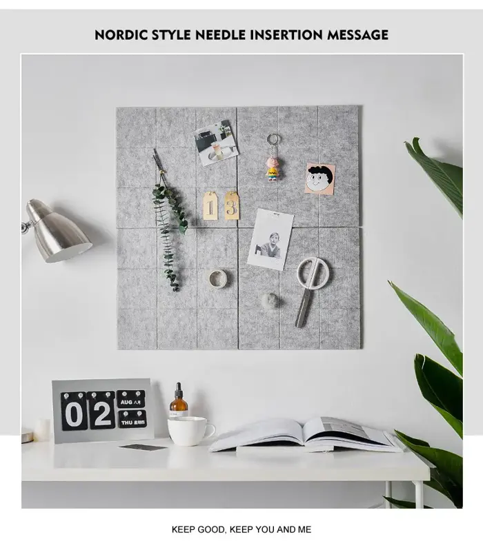 Bảng ghi chú Bảng ghim nỉ dán tường note công việc đồ decor bàn học Bảng  Thông Báo Dán Tường Quán Cafe Bảng Ghim Nỉ 1Cm Bền Chắc - Lazada | Lazada
