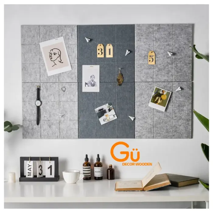 Bảng ghi chú Bảng ghim nỉ dán tường note công việc đồ decor bàn học Bảng  Thông Báo Dán Tường Quán Cafe Bảng Ghim Nỉ 1Cm Bền Chắc - Lazada | Lazada