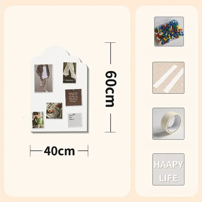 Bảng ghim nỉ tấm dán tường, Bảng ghi chú decor bàn học treo ảnh giấy note  tặng nhiều phụ kiện | Shopee Việt Nam