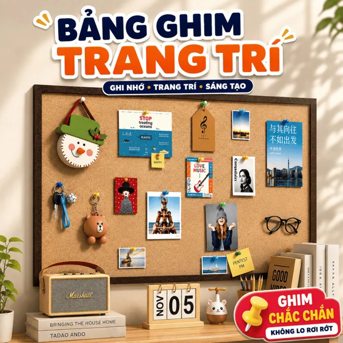 Bảng Ghim Note TORO Dán Tường Tiện Lợi, Khung Gỗ Ghim Ảnh Lịch Ghi Chú  Decor Bàn Học | Shopee Việt Nam