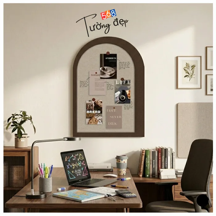Bảng ghim nỉ dán tường, trang trí nhà, decor bàn học, bảng ghi chú, gắn  tranh ảnh.Tặng kèm phụ kiện | Shopee Việt Nam