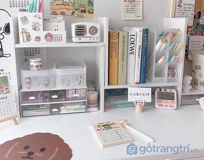 Cách trang trí bàn học đẹp khơi nguồn cảm hứng học tập bất tận