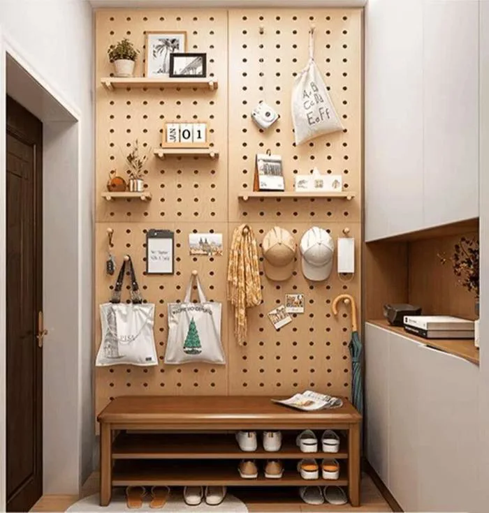 Bảng PEGBOARD Gỗ Treo Tường Trang Trí Phòng - GP295