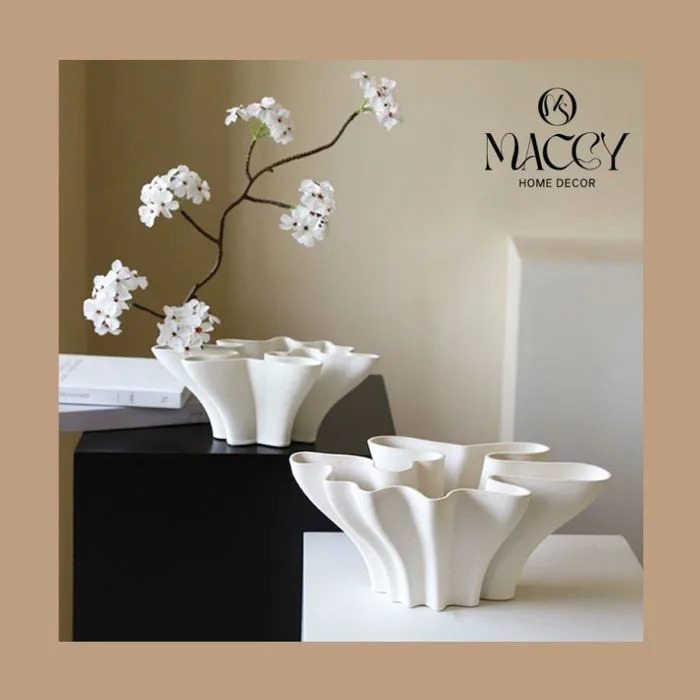 Bình Gốm 3D Nghệ Thuật Trang Trí Decor Nhà – Maccy Home Decor – MaccyStore