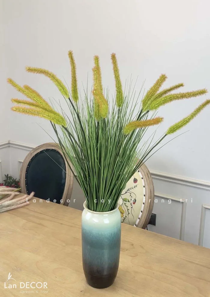 BÌNH GỐM LAU THIẾT KẾ ĐỘC ĐÁO Tổng Kho Sỉ Cây Giả Trang Trí Lan Decor - Giá  Từ Nhà Sản Xuất