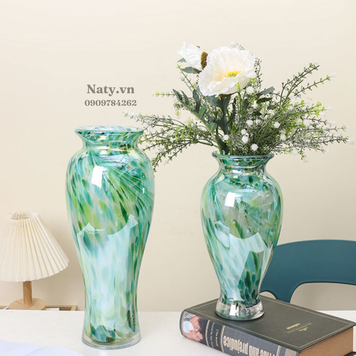 Bình Cắm Hoa Thuỷ Tinh - Quà Tân Gia Cao 30cm