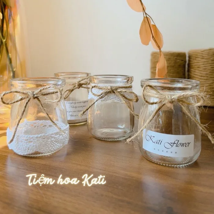 BÌNH THỦY TINH MINI - bình cắm hoa trang trí - decor- bình hoa - lọ hoa -  [001]