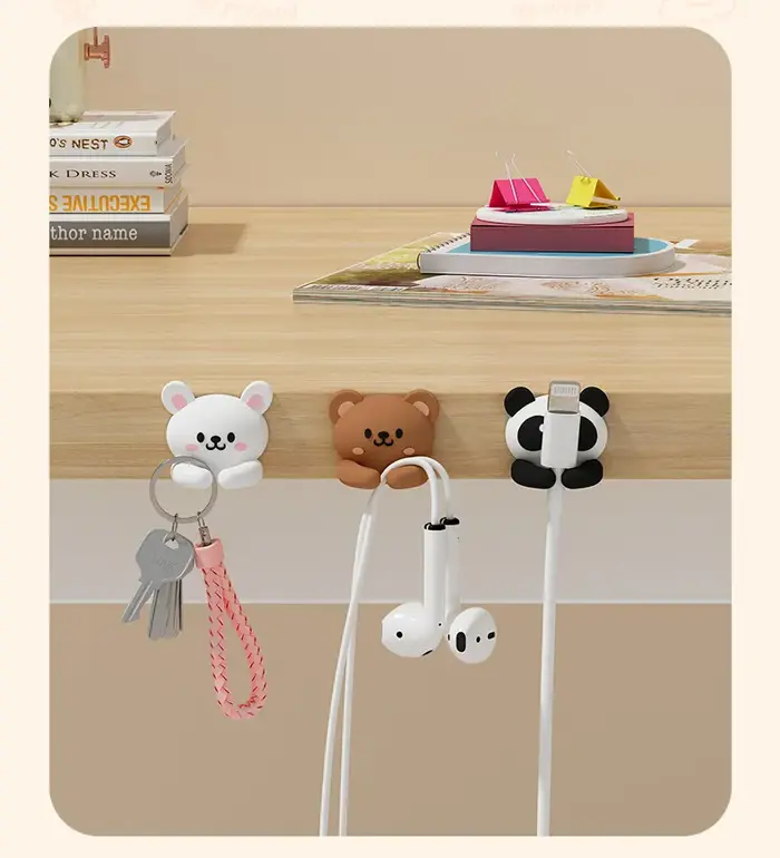 Bộ Sắp Xếp Cáp Để Bàn Hoạt Hình Dễ Thương 2/3 Bộ Tự Dính Cuộn Dây Quản Lý  Dây Tai Nghe & Kẹp Cáp Dữ Liệu Giá Đỡ PVC | Lazada Việt Nam