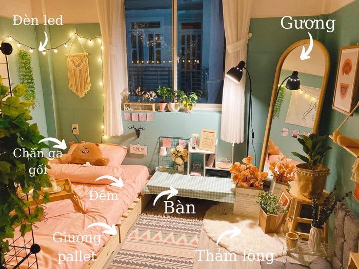 7 món decor giúp cô nàng độc thân có phòng ngủ phong cách Hàn Quốc ấm cúng