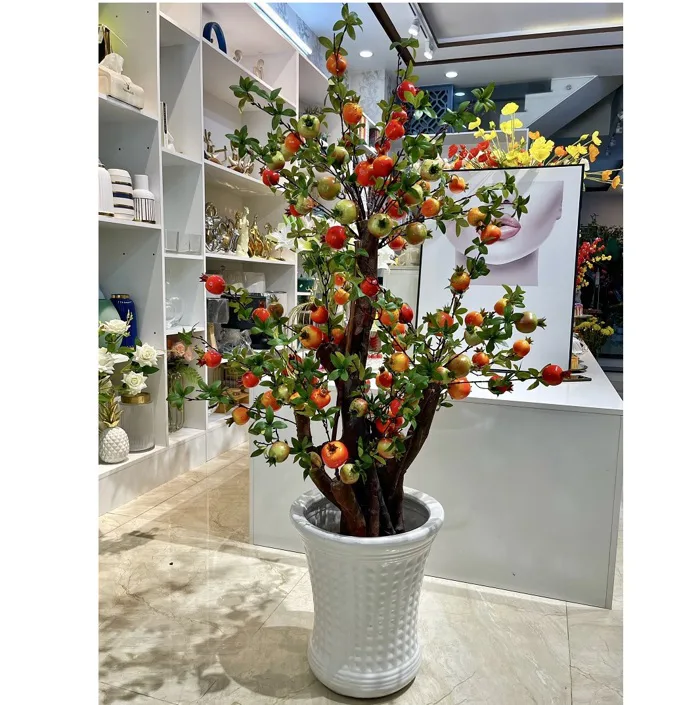 Cây lựu giả trang trí phòng khách