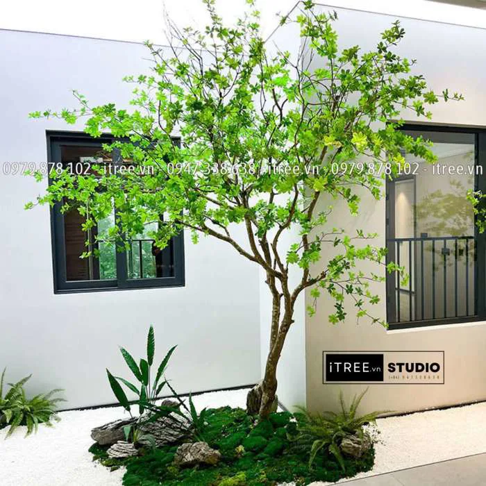 Cây Thạch Nam Giả Decor - Cây giả trang trí iTREE Studio