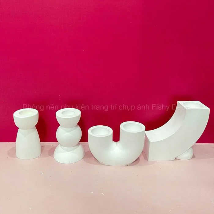 Nến Và Chân Nến Phong Cách Tối Giản Vintage Trang Trí Sự Kiện Đám Cưới –  Fishy Decor