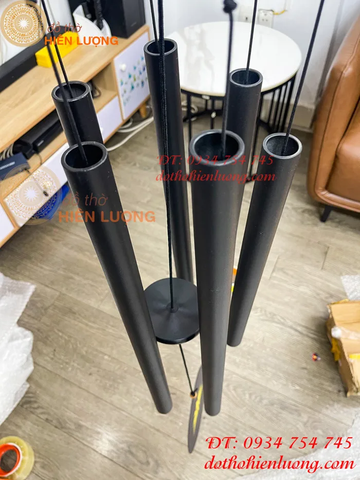 Chuông Gió Thiền Cao Cấp Ống Dài 59cm Số 4 - Chuông Gió Decor Nhà Cửa Thanh  Âm Êm Dịu