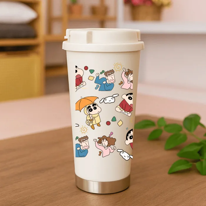 Bình Giữ Nhiệt Decor Cute 400–530ml | Hộp Quà Tặng Gói Sẵn Full Phụ Kiện  |Tặng Bạn Gái, Cô giáo