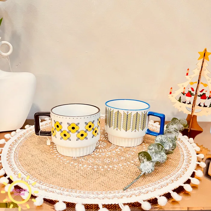 Cốc sứ vintage phong cách Hàn Quốc | Aurora Home