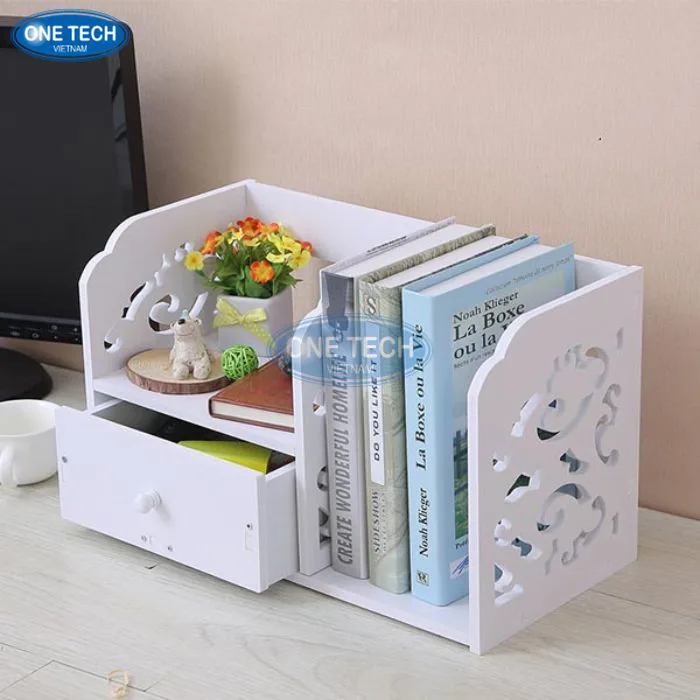 Gợi ý 10+ mẫu kệ decor bàn học tiện ích, thông minh nhất