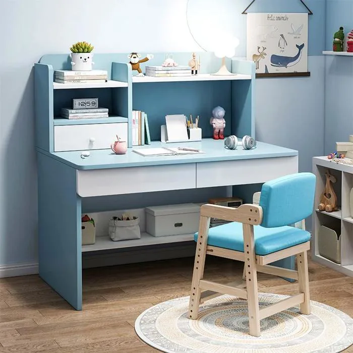 Bàn Học Gỗ Cho Bé Nhiều Màu Mẫu Đẹp - Blv140 – Sành decor