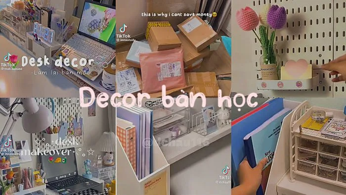 Desk decor |🌩️ Tổng hợp những màn decor bàn siêu chill
