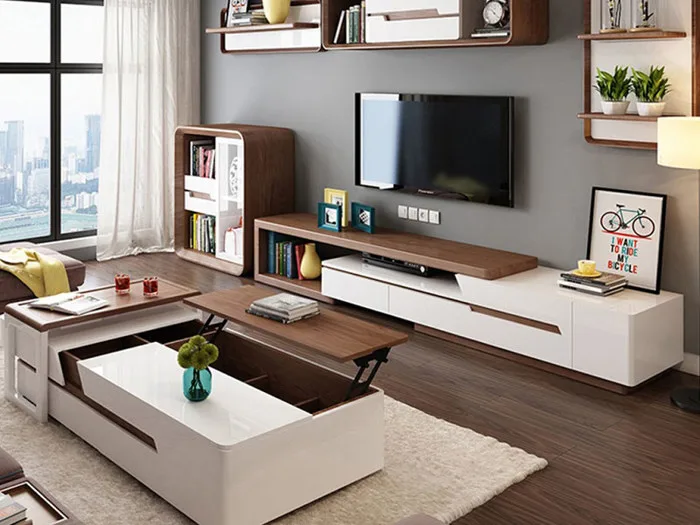 Cách decor kệ tivi phòng khách siêu đẹp và tinh tế | Nội Thất Trường Sa
