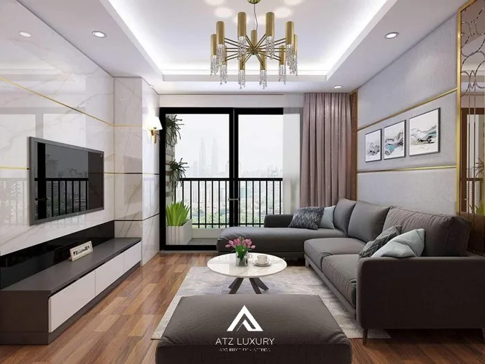37+ Mẫu thiết kế phòng khách chung cư đẹp, tiện nghi, sang trọng