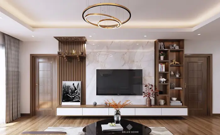 55+ Mẫu thiết kế phòng khách nhà cấp 4 | Sang Trọng – DeluxHome