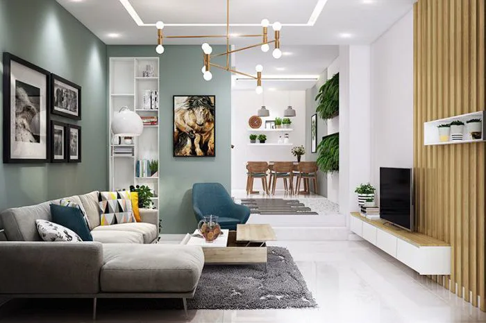 Cách trang trí phòng khách nhà cấp 4 sang trọng và bắt mắt