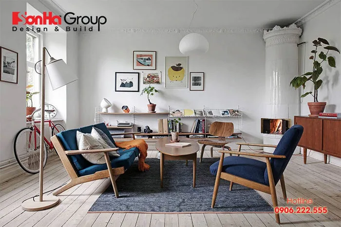 Gợi ý] Thiết kế phòng khách vintage mới lạ và độc đáo