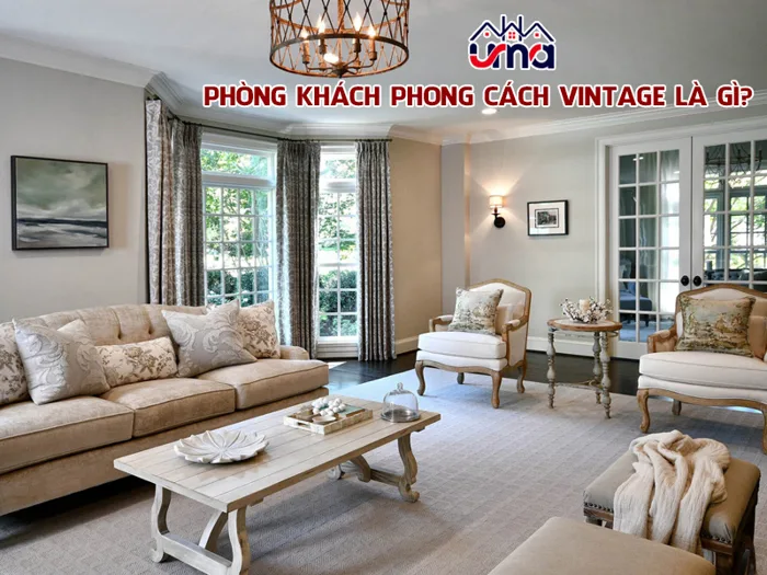 5+ Mẫu trang trí phòng khách phong cách vintage ấn tượng